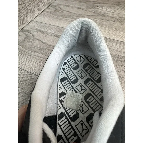 Puma Roma Reversed Classic Black White 392263-02 Men's Size 9.5 Sneakers Shoes - Picture 6 of 8